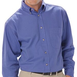 Men’s big & tall button down, collared shirt.